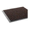 Crown Needle Rib Wipe and Scrape Mat  Polypropylene  36 x 60  Brown (CRO NR35 BRO)