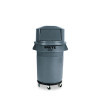 Rubbermaid Commercial Round Brute Container  Plastic  32 gal  Gray (RCP 2632 GRA)