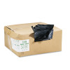 Earthsense Commercial Linear Low Density Recycled Can Liners  45 gal  1 25 mil  40  x 46   Black  100 Carton (WEB RNW4850)