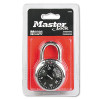 Master Lock Combination Lock  Stainless Steel  1 7 8  Wide  Black Dial (MAS 1500D)