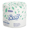 Scott Essential Standard Roll Bathroom Tissue  Septic Safe  2-Ply  White  550 Sheets Roll  80 Carton (KCC 04460)