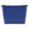 Rubbermaid Commercial Stacking Recycle Bin  Rectangular  Polyethylene  14 gal  Blue (RCP 5714-73 BLU)