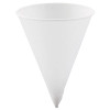 Dart Cone Water Cups  Paper  4 25oz  Rolled Rim  White  5000 Carton (SCC 42R)