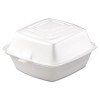 Dart Carryout Food Container  Foam  1-Comp  5 1 2 x 5 3 8 x 2 7 8  White  500 Carton (DCC 50HT1)