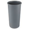 Rubbermaid Commercial Untouchable Waste Container  Round  Plastic  22 gal  Gray (RCP 3546 GRA)