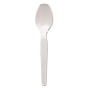Dixie Plastic Cutlery  Heavy Mediumweight Teaspoons  White  1 000 Carton (DIX TM217)