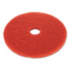 Boardwalk Buffing Floor Pads  19  Diameter  Red  5 Carton (PAD 4019 RED)