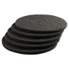Boardwalk Stripping Floor Pads  19  Diameter  Black  5 Carton (PAD 4019 BLA)