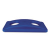 Rubbermaid Commercial Lid for Slim Jim Bottle Recycling Container  20 38w x 11 38d x 2 75h  Blue (RCP 2692-88 BLU)