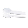 Dixie Plastic Cutlery  Heavy Mediumweight Teaspoons  White  100 Box (DXETM207)
