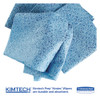 WypAll Oil  Grease and Ink Cloths  1 4 Fold  12 1 2 x 12  Blue  66 Box  8 Boxes Carton (KCC 33560)