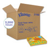 Kleenex White Facial Tissue Junior Pack  2-Ply  40 Sheets Box  80 Boxes Carton (KCC 21195)