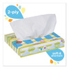 Kleenex White Facial Tissue Junior Pack  2-Ply  40 Sheets Box  80 Boxes Carton (KCC 21195)