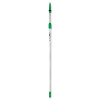 Unger Opti-Loc Aluminum Extension Pole  13ft  Two Sections  Green Silver (UNG EZ400)