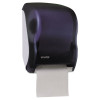 San Jamar Electronic Touchless Roll Towel Dispenser  11 3 4 x 9 x 15 1 2  Black (SAN T1300TBK)