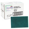 Boardwalk Medium Duty Scour Pad  Green  6 x 9  20 Carton (PAD 196)