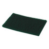 Boardwalk Heavy-Duty Scour Pad  Green  6 x 9  15 Carton (PAD 186)