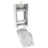 Bobrick Matrix Series Two-Roll Tissue Dispenser  6 1 4w x 6 7 8d x 13 1 2h  Gray (BOB 5288)