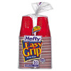 Hefty Easy Grip Disposable Plastic Party Cups  9 oz  Red  50 Pack (PAC C20950)