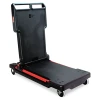 Rubbermaid Commercial Convertible Utility Cart  Two-Shelf  23 88w x 45 13d x 34 38h  Black (RCP 4300 BLA)
