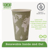Eco-Products World Art Renewable Compostable Hot Cups  16 oz   50 PK  20 PK CT (ECP EP-BHC16-WA)