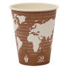 Eco-Products World Art Renewable Compostable Hot Cups  8 oz   50 PK  20 PK CT (ECP EP-BHC8-WA)