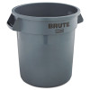 Rubbermaid Commercial Round Brute Container  Plastic  10 gal  Gray (RCP 2610 GRA)