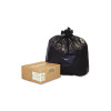 Earthsense Commercial Linear Low Density Recycled Can Liners  56 gal  2 mil  43  x 47   Black  100 Carton (WEB RNW4320)