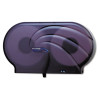 San Jamar Twin 9  JBT Toilet Tissue Dispenser  Oceans  19 x 5 1 4 x 12  Black Pearl (SAN R4090TBK)