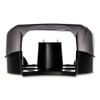 San Jamar Single JBT Tissue Dispenser  Oceans  10 1 4 x 5 5 8 x 12  Black Pearl (SAN R2090TBK)