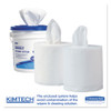 Kimtech WetTask System-Bleach Disinfectant Sanitizer w Bucket 12X12 5  90 Roll  6Roll CT (KCC 06411)