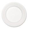 Chinet Paper Dinnerware  Plate  10 1 2  dia  White  500 Carton (HUH VENTURE)