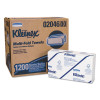 Kleenex Multi-Fold Paper Towels  Convenience  9 1 5x9 2 5  White  150 Pk  8 Packs Carton (KCC 02046)