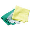 Rubbermaid Commercial Reusable Cleaning Cloths  Microfiber  16 x 16  Yellow  12 Carton (RCP Q610 YEL)