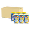 Clorox Disinfecting Wipes  7 x 8  Lemon Fresh  75 Canister  6 Carton (CLO 15948)