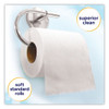 Cottonelle Two-Ply Bathroom Tissue  Septic Safe  White  451 Sheets Roll  60 Rolls Carton (KCC 17713)