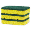 S.O.S. Heavy Duty Scrubber Sponge  2 5 x 4 5  0 9  Thick  Yellow Green  3 PK  24 PK CT (CLO 91029)