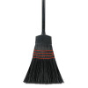 Boardwalk Maid Broom  Plastic Bristles  Wood Handle  54  Long  1 Dozen Carton (UNS 916P)