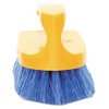 Rubbermaid Commercial Long Handle Scrub Brush  6  Brush  Yellow Plastic Handle Blue Bristles (RCP 6482 COB)