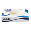 Windsoft Facial Tissue  2 Ply  White  Flat Pop-Up Box  100 Sheets Box  30 Boxes Carton (WIN 2360)