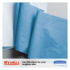 WypAll X80 Cloths  BRAG Box  HYDROKNIT  Blue  12 1 2 x 16 4 5  160 Wipers Carton (KCC 41041)