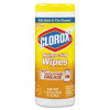 Clorox Disinfecting Wipes  7 x 8  Crisp Lemon  35 Canister  12 Carton (CLO 01594)