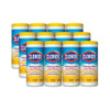 Clorox Disinfecting Wipes  7 x 8  Crisp Lemon  35 Canister  12 Carton (CLO 01594)