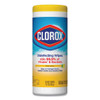Clorox Disinfecting Wipes  7 x 8  Crisp Lemon  35 Canister  12 Carton (CLO 01594)