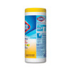 Clorox Disinfecting Wipes  7 x 8  Crisp Lemon  35 Canister  12 Carton (CLO 01594)