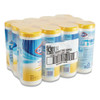 Clorox Disinfecting Wipes  7 x 8  Crisp Lemon  35 Canister  12 Carton (CLO 01594)