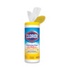 Clorox Disinfecting Wipes  7 x 8  Crisp Lemon  35 Canister  12 Carton (CLO 01594)