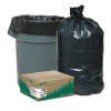 Earthsense Commercial Linear Low Density Recycled Can Liners  60 gal  2 mil  38  x 58   Black  100 Carton (WEB RNW5820)