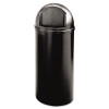Rubbermaid Commercial Marshal Classic Container  Round  Polyethylene  15 gal  Black (RCP 8160-88 BLA)