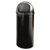 Rubbermaid Commercial Marshal Classic Container  Round  Polyethylene  15 gal  Black (RCP 8160-88 BLA)